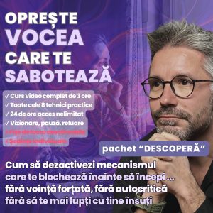 Workshop - Oprește Vocea care te Sabotează (pachet Descoperă)