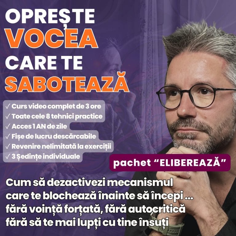 Oprește Vocea care te Sabotează (Pachet Eliberează)